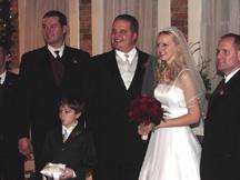 Devin, Stephanie and groomsmen